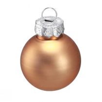 Artikel Mini julgranskulor glas i guld Ø2,5cm 22 st