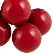 Artikel Mini julkulor tråd glaskulor röda Ø40mm 32 st