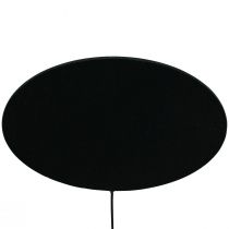 Artikel Mini Chalkboard Black Oval Metal Plug 7,5x4,5cm 12st