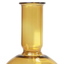 Artikel Minivas gul glasvas blomvas glas Ø8cm H16,5cm