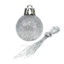 Artikel Mini julkula silver Ø3cm 14 st