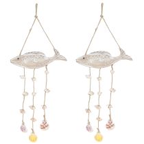 Artikel Mobila maritima träfiskskal Naturvita L20cm 2st