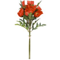 Artikel Vallmo Dekoration Vallmo Konstgjord Röd 45cm knippe med 3 st