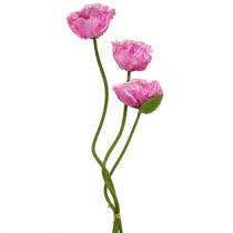 Artikel Vallmo rosa 59cm - 75cm 3 st