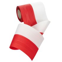 Artikel Moiré kransband, sorgband vitrött, dekorband 150 mm, minnesband fleur, acetattaft 25 m