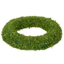 Artikel Dekorativ mosskrans för säsongsbetonade arrangemang och individuell design, 15 cm, 6 stycken
