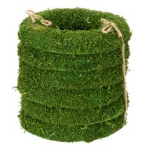 Artikel Dekorativ mosskrans för säsongsbetonade arrangemang och individuell design, 15 cm, 6 stycken