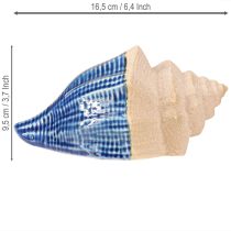 Artikel Skaldekoration Maritim Keramik Blå Beige 16,5×11×9,5cm 2 st