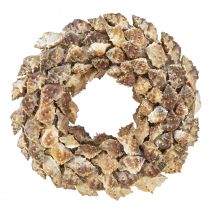Artikel Skalkrans för upphängning av skaldekor brun kokos Ø24cm