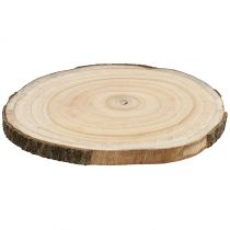 Trädskiva blåklocka träd naturlig Ø30-35cm 1 st