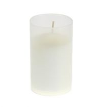 Påfyllningsljus för gravljus vit H10cm 12 st