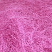 Artikel Naturfiber sisal gräs för pyssel Sisal gräs rosa 300g