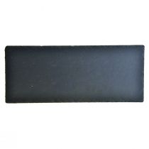 Artikel Naturskifferplatta rektangulär stenbricka svart 30×12,5cm 4st
