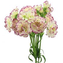 Artikel Nejlika Vit-Lila 64cm 4 st