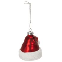 Artikel Julkulor tomtehatt glas 8cm 6st