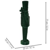 Artikel Nötknäpparfigur, stående, juldekoration, flockad, 77 cm