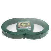 Artikel Blommigt skum bilarrangemang dubbelring 55×39cm H6cm 1 st