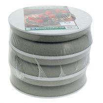 Artikel Blommig skumkransring H3,5cm Ø25cm 6 st