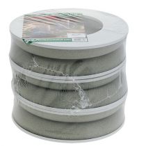 Artikel Blommig skumringkrans grå H3cm Ø20cm 6 st