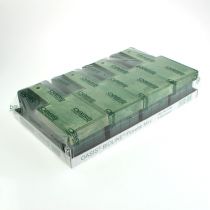 Artikel Blommiga skumtegelstenar med träbotten 21cm x 9cm x 8cm 8 st