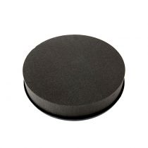 Artikel Blommig skumcylinderplugg storlek svart Ø15cm H5cm 2st