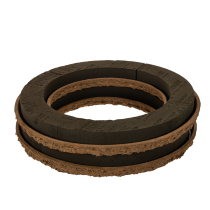 Artikel Blommig skumring OASIS® Renewal® Blommig skum Biolit® 45 cm 2 st