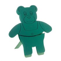 Artikel Blommig skumfigur Teddy med stativ 48,5cm x 42cm H5cm 1 st