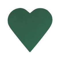 Blommaskum hjärta blommig storlek grön 31cm × 29cm 2st