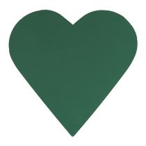 Blommaskum hjärta blommig storlek grön 46cm x 45cm 2st