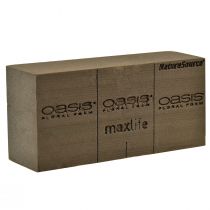 Artikel Oasis NatureSource Maxlife Floral Foam Tegel Brun 23×11×7,5 cm 1 st