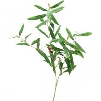 Konstgjord olivkvist dekorativ gren med oliver 100cm