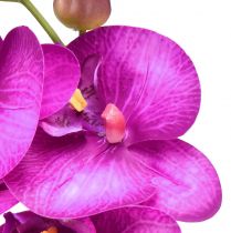 Artikel Orkidé Artificiell Phalaenopsis 4 blommor Fuchsia 72cm