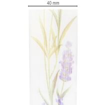 Artikel Organzaband, chiffongband, dekorband, lavendel, 40 mm, 20 m