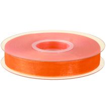 Artikel Organzaband presentband orange band kantkant 15mm 50m