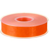 Artikel Organza band presentband orange band kantkant 25mm 50m
