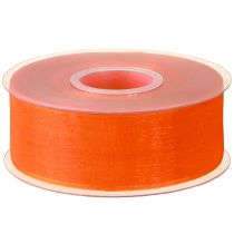 Artikel Organzaband presentband orange band kantkant 40mm 50m