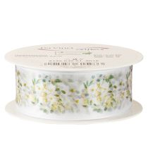 Artikel Organzaband bröllopsdekorationsband “Love” vit 40mm 15m