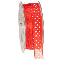 Artikel Band med prickmönster för mångsidig säsongsinslagning av presenter, 1,5 cm brett, 20 m långt