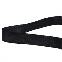 Dekorband presentband svart band kantkant 15mm 3m