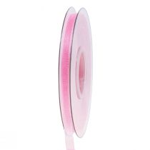 Artikel Organzaband presentband rosa band kantkant 6mm 50m