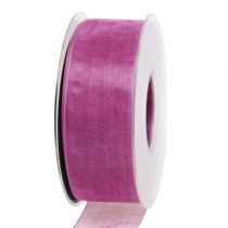 Artikel Organza band aubergine 40mm 50m