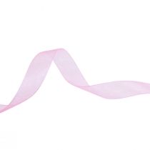 Artikel Organzaband presentband rosa band kantkant 15mm 50m