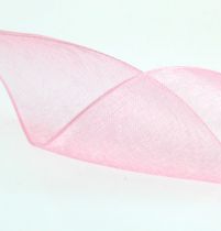 Organzaband i rosa 40mm 50m