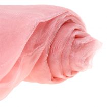 Organza dekorativt tyg gammal rosa 150 cm x 300 cm