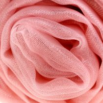 Organza dekorativt tyg gammal rosa 150 cm x 300 cm
