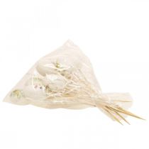 Artikel Påskägg plast Påskdekoration växtpluggar H6cm 12 st