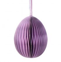 Artikel Honeycomb Ägg för att hänga Pappersdekoration Påskägg Färgglada 6cm 6 St