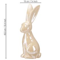 Artikel Påskhare Keramik i Beige Keramik Kanin Stor H49,5cm