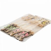 Artikel Påskhareträ, blomproppar påsk, kaninproppar 8,5 cm 12st