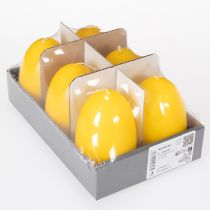 Artikel Påskäggsljus för påskdekoration i vardagsrummet, snyggt och perfekt för påsk, 9 cm, 20 timmar, 6 stycken